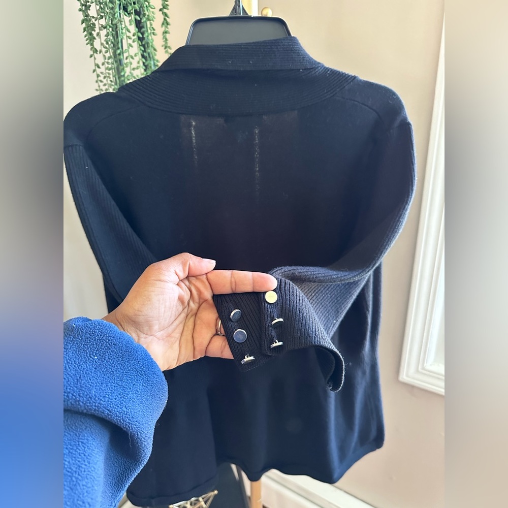 Isela Black Cardigan, Size S
